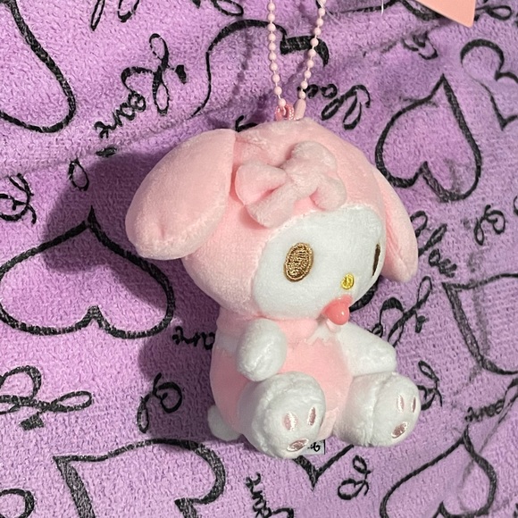 Sanrio x Miniso Baby My Melody Plush Keychain - Picture 3 of 10
